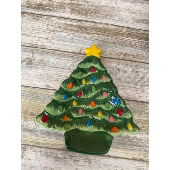 Mr. Christmas Nostalgic Tree Mug & Tray Set Mid-Century Style Holiday Decor - Picture 8 of 13